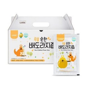 루솔 순한 배도라지즙 선물세트, 3.3L, 30개