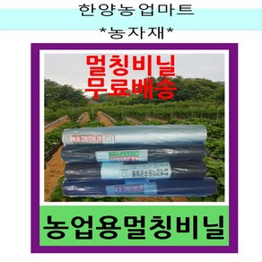 농자재-농업용멀칭비닐 500m 두둑비닐 텃밭비니루 투명 흑색 배색, 선택1. 두께0.012X폭90X길이500흑색, 1개