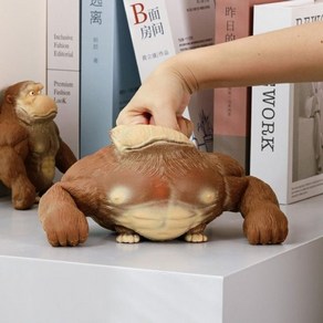 스트레스해소인형 원숭이 고릴라 못생긴 늘어나는인형, 상세페이지 참조, 15cm, 1개