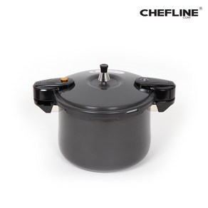 셰프라인 바비압력솥 국산 경질압력솥, 1개, 블랙, 4.5L