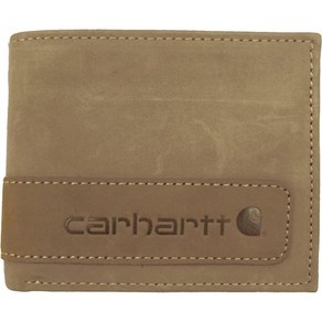 Carhartt 칼하트 남성용 빌폴드 및 패스케이스 지갑 내구성이 뛰어난 이중 지갑