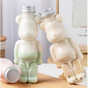 긴곰 250ml 100개 (약 가로 7cm x세로 5.6cm 높이 18.7cm 마개3.8cm), 갈색캡