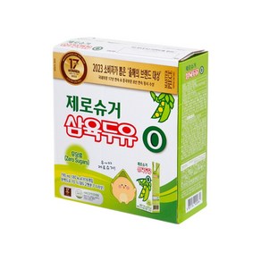 삼육식품 제로슈거 두유 190ml, 48개