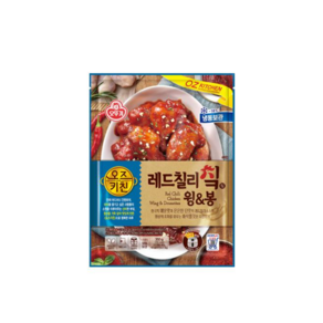 오뚜기 오즈키친 레드칠리 칰 윙봉 350g, 1개