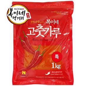 복이네먹거리 중국산고추가루 고춧가루 보통맛 떡볶이/소스용(특) 1kg, 중국산 보통맛 떡볶이/소스용(특) 1kg, 1개