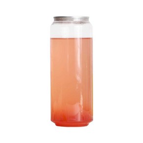 투명캔 PET 실링 페트 빈 용기 캔시머캔 100입 A형, H형 - 500ML - 100입