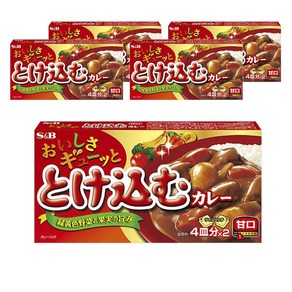 토로케루 맛을 꾹꾹 녹여넣은 카레 달콤한맛 2개입, 5개, 140g