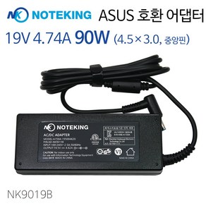 ASUS 19V 4.74A 90W 외경 4.5mm 노트북 전원 아답터 충전기 ADP-90YD D B PA-1900-29 PA-1900-30 PA-1900-42 PA-1900-30U2 호환 어댑터, 1개