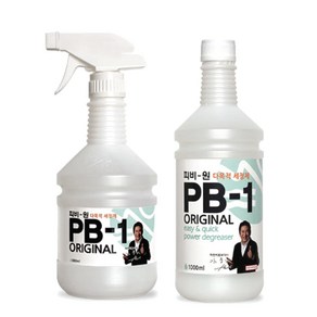 믿을 수 있는 국산 다목적세정제 PB-1 유사품주의(김용건정품) 그룹, PB-1 리필 1000ml 1개, 1개, 1L