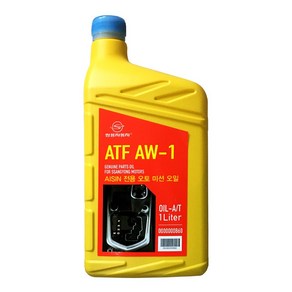 쌍용순정 ATF AW-1 아이신6단 오토미션오일 1L 0000000860, 1개, 쌍용순정 ATF AW-1 아이신6단 1L