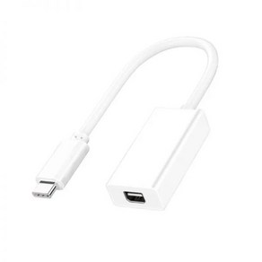 멀티 USB 3.1 USB-C-미니 디스플레이 포트 어댑터 케이블 썬더볼트 3-썬더볼트 2 어댑터 C타입 DP 컨버터, 1개