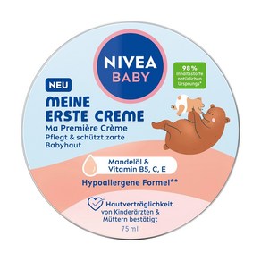 니베아 NIVEA 베이비 크림 마이 퍼스트 크림 75ml, 1개