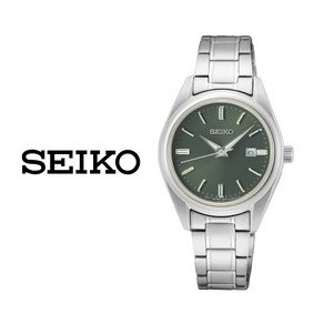 세이코 SEIKO 여성 카키 메탈 패션 손목시계 커플시계 SUR533P1