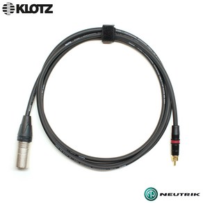 클로츠 MY206 오디오케이블 3m 뉴트릭 RCA-XLR(M)타입 (KN-206RMR03), 1개