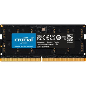 크루셜램 32GB DDR5 4800MHz CL40 노트북 메모리 CT32G48C40S5, 12GB_5600MHz