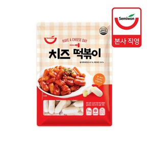 치즈떡볶이떡 1kg (소스미포함)