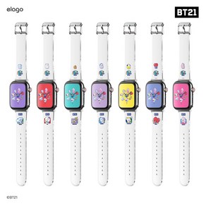 엘라고 BT21 젤리캔디 애플워치 4~9 SE 울트라 1 2 스트랩 밴드