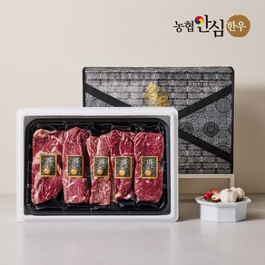 동심 농협안심한우 알찬 소한마리 선물세트 1.1kg(등심+살치+채끝+불고기+국거리), 1세트