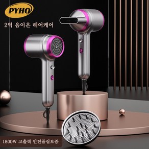 PYHO헤어 드라이기 초고출력 미용실 머리 케어 헤어 드라이어 1800w~, DX-500