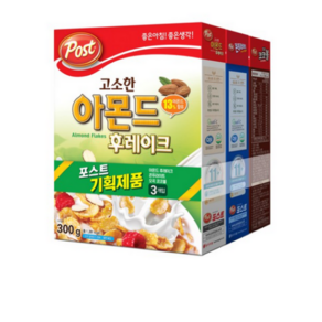 포스트콘푸라이300g+아몬드후레이크300g+오곡코코볼300g, 1개, 300g