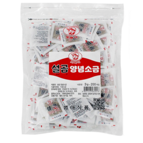 범아뽀빠이 설곰 양념소금 200p, 4개, 600g