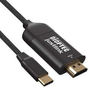 디옵텍 USB C타입 to HDMI 케이블 넷플릭스 2M Dioptec JUSTLINK CTH02