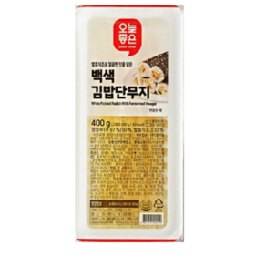 오늘좋은 백색 김밥단무지 (400G), 1개, 400g