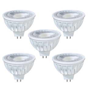 데이온 LED 할로겐 MR16 8W 12V, 5개, 전구색