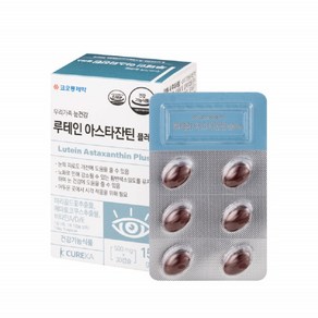 코오롱제약 루테인 아스타잔틴 플러스 500mg 30캡슐 마리골드꽃, 1개, 30정