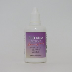 ELB GLUE M탈모 가발글루 레이스 헤어 가발접착제 레이스 헤어글루 화이트 클리어 대용량 38ml