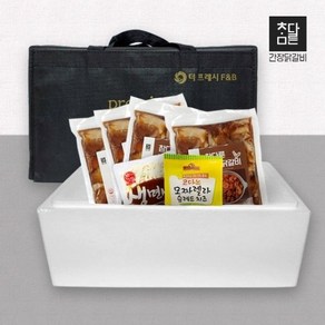 참다른 순살 간장닭갈비 선물세트(간장닭갈비 500g x 4팩+우동사리+치즈), 1개