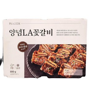 양념 LA 꽃갈비, 종이박스포장, 1개, 800g