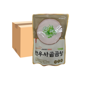 비젼푸드 곰탕가족 한우사골곰탕 500g, 20개