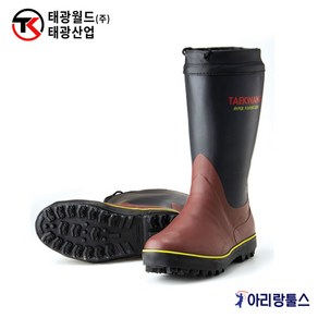 태광 TK-B285 강철심사냥장화 등산용 갈색+검정 245~290MM