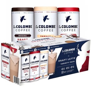 라 콜롬브 드래프트 라떼 266ml 트리플샷 바닐라 카라멜 La Colombe Daft Latte, 12개