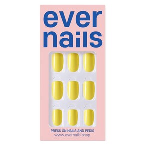 eve nails 에버네일 말랑 인조손톱 네일팁 24tips 컬러 붙이는 손톱 국내제작, 1개, 07.옐로우