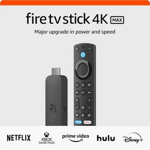 All-New Amazon Fie TV Stick 4K Max 스트리밍 장치 Wi-Fi 6E 지원 케이블 또는 위성 없이 무료 라이브