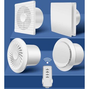 화장실 환풍기 리모컨 자동 개폐 창문형 옥실 무타공, F 스타일 + 스위치