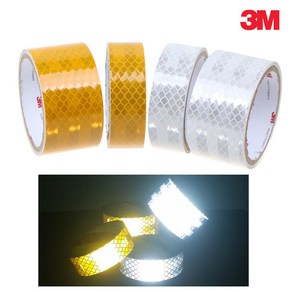 3M 연질 고휘도 반사테이프 ECE104 유럽규격 반사지, 01. 백색 30mm × 1.5m, 1개