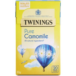 Twinings 퓨어 카모마일 트와이닝 영국차 영국홍차직구 30g 20개입, 1개, 1개