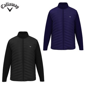 캘러웨이 (Callaway) 정품 남성용 퀼트 푸퍼 Full Zip 골프 자켓