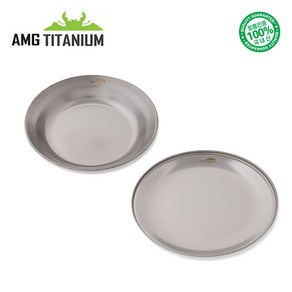 AMG티타늄 신형 접시 플레이트 SET 캠핑 백패킹 AMG TITANIUM, 단품, 1개