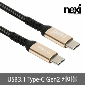 넥시 USB3.1 PD 충전 4K 디스플레이 C to C 케이블