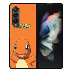 갤럭시폴드케이스 폴드 케이스 삼성 galaxy z 폴드 4 블랙 전화 쉘 funda z fold3 하드 celula 커버 fudans coque pokemon pikachu