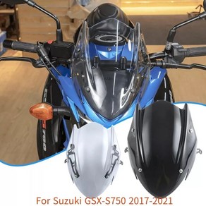 Windsceen Windshield Deflecto Potecto Wind Sceen fo Suzuki GSX-S750 GSXS 750 2017-2022, China, Smoke, 1개