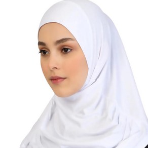 히잡 hijab 여성용 즉석 대마 머리 스카프 목 커버 스포츠 핀리스 이슬람 숄 및 랩 단색