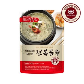 제주해녀가 만든 전복몸국 400g (제주산 모자반/전복 함유), 1개