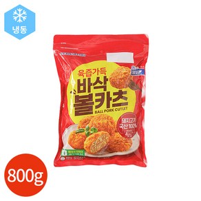 [KT알파쇼핑]오뚜기 냉동 육즙가득 바삭 볼카츠 800g, 1개