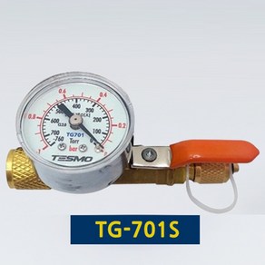 [테스모(TESMO)] 미니 진공게이지 TG701S(진공게이지+ 아답터), 1개