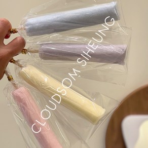 롱롱솜사탕꼬치 세트(5개) 라벨지스티커 제작 답례품, 5개, 12mg